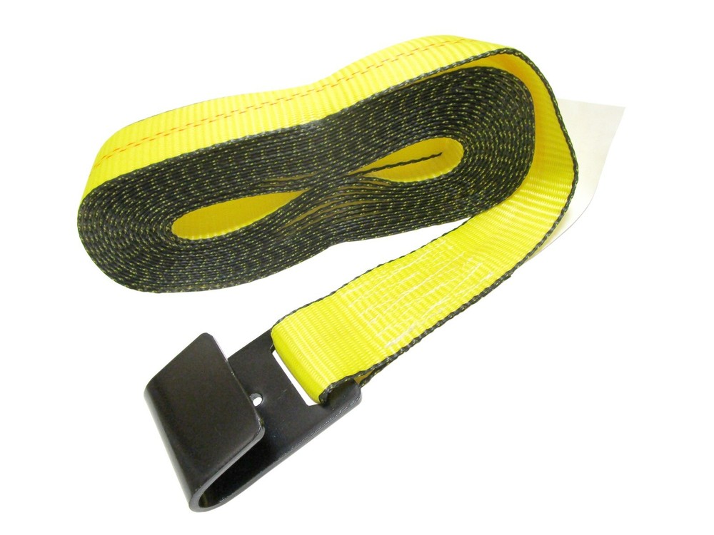 Tie Down Strap 2" x 30 FT with Flat Hook Replacement Long End Cargo Control