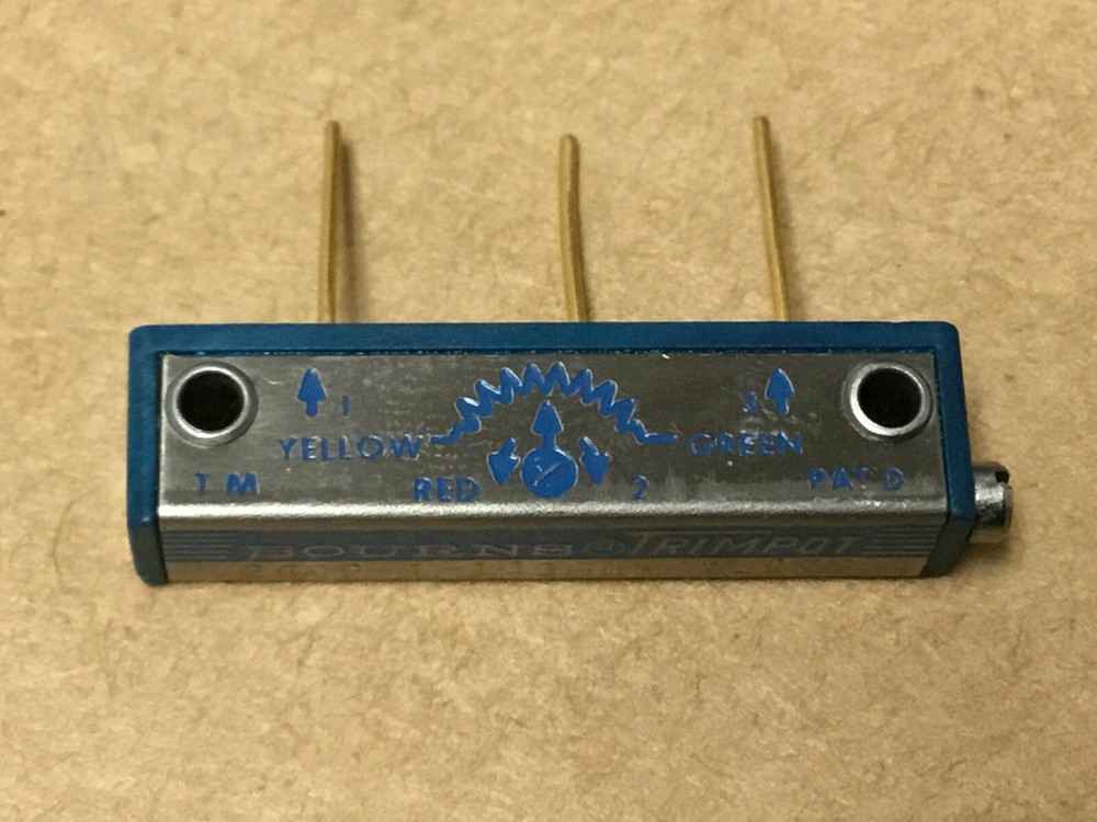 (1 PC) BOURNS 260P1-102 Wirewound Variable Resistor Trimmer