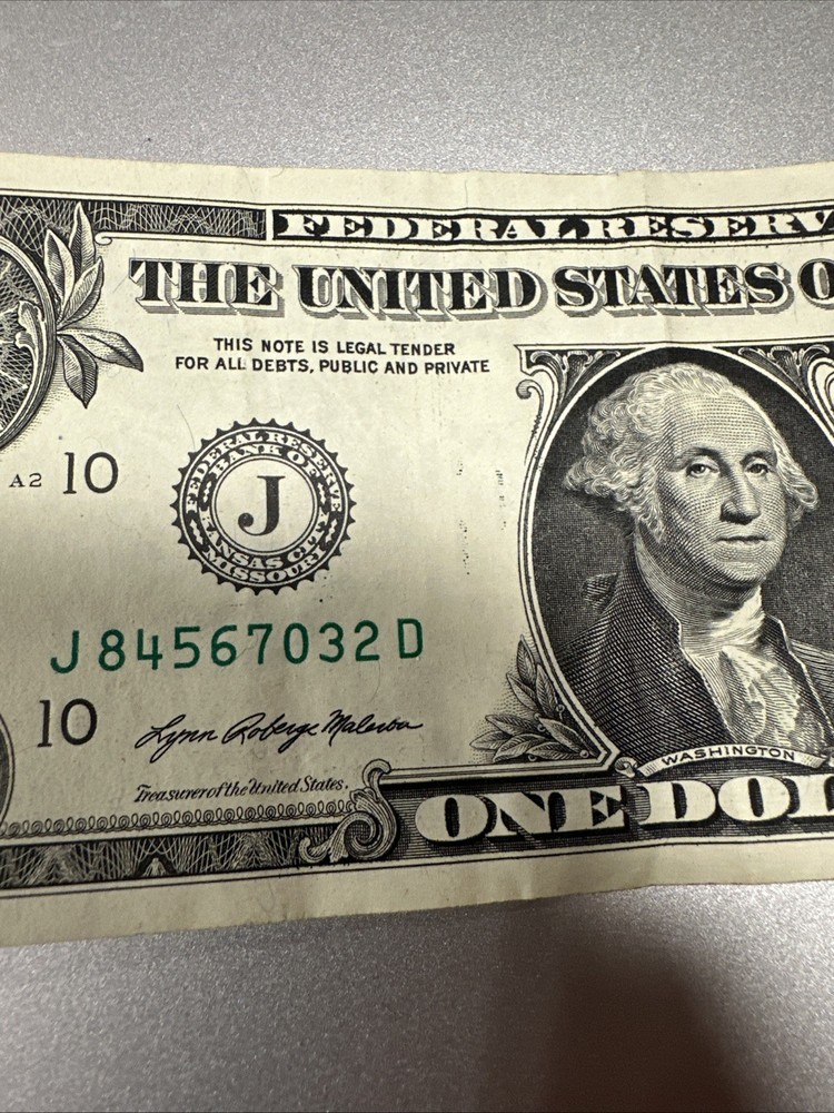 $1 Dollar Bill Error Print Series 2021