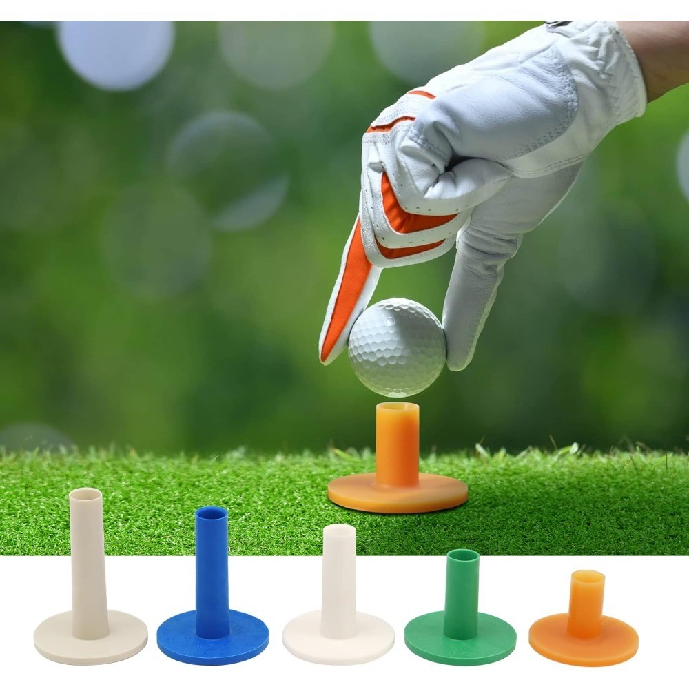 Golf Rubber Tees Practice Training, Driving Putting Chipping Range Mixed Size,
