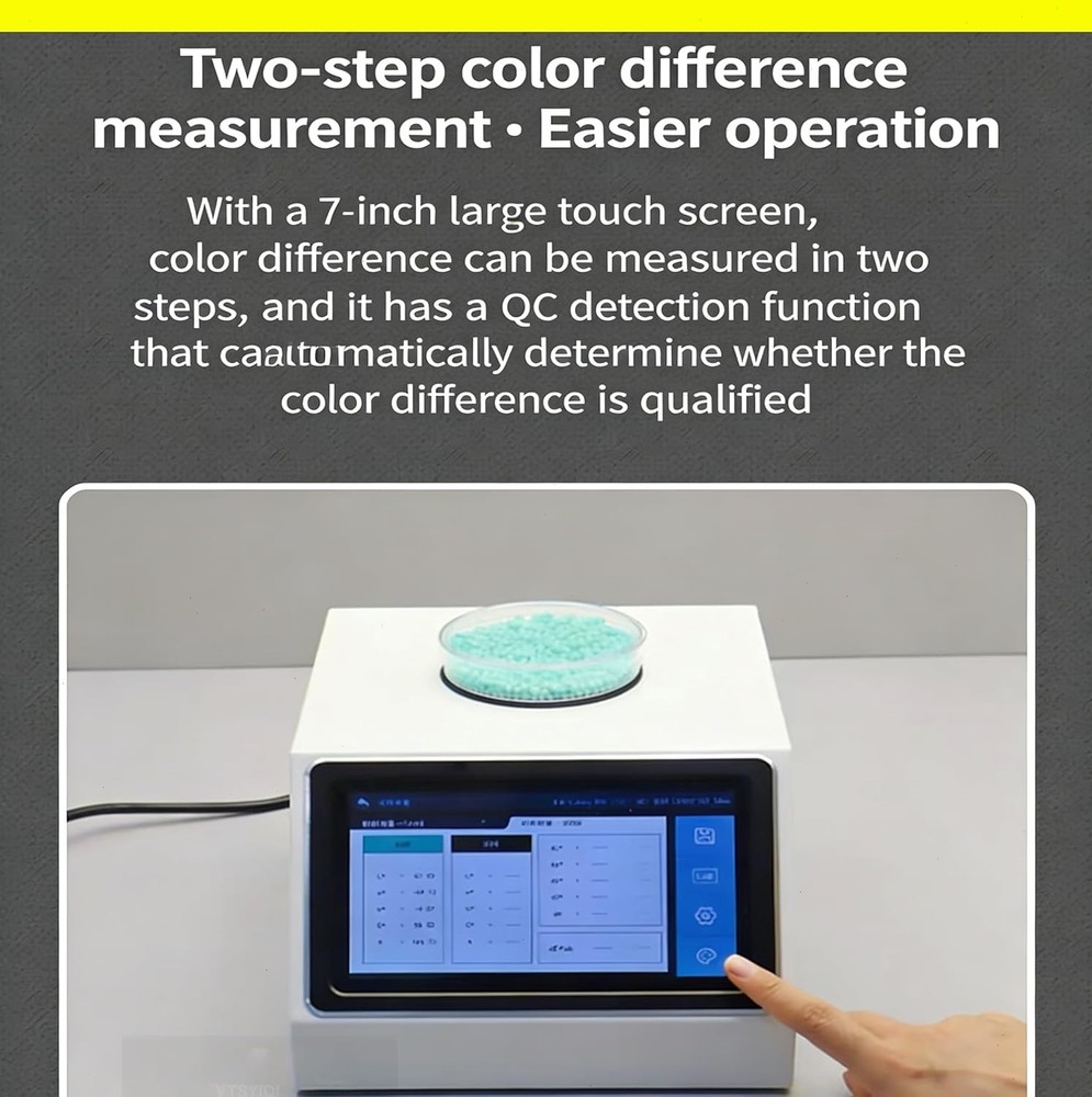 Masterbatch Color Analyzer Spectrophotometer with Large Aperture 50mm for Coffee