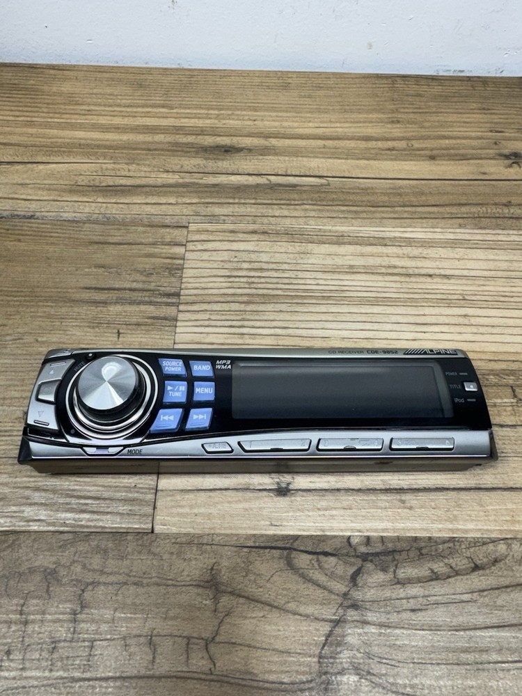 OEM Alpine CDE-9852 faceplate only