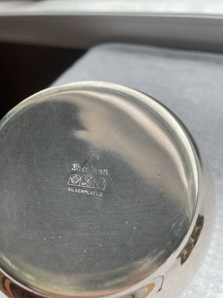 Sheridan Silverplate Pitcher Ornate Handle and Spout