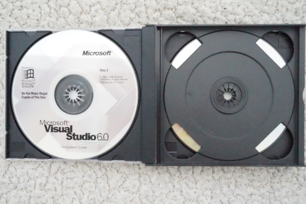 Microsoft Visual Studio Professional 6.0 VS 6 FULL VERSION BASIC WIN 95 ~ 11 #1