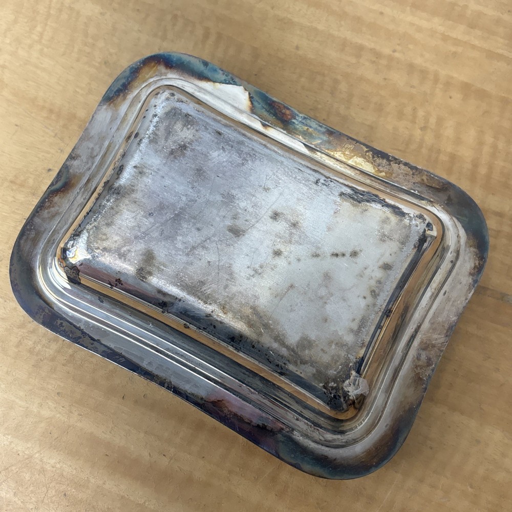 Crescent Silverware Covered Serving Dish 3139A