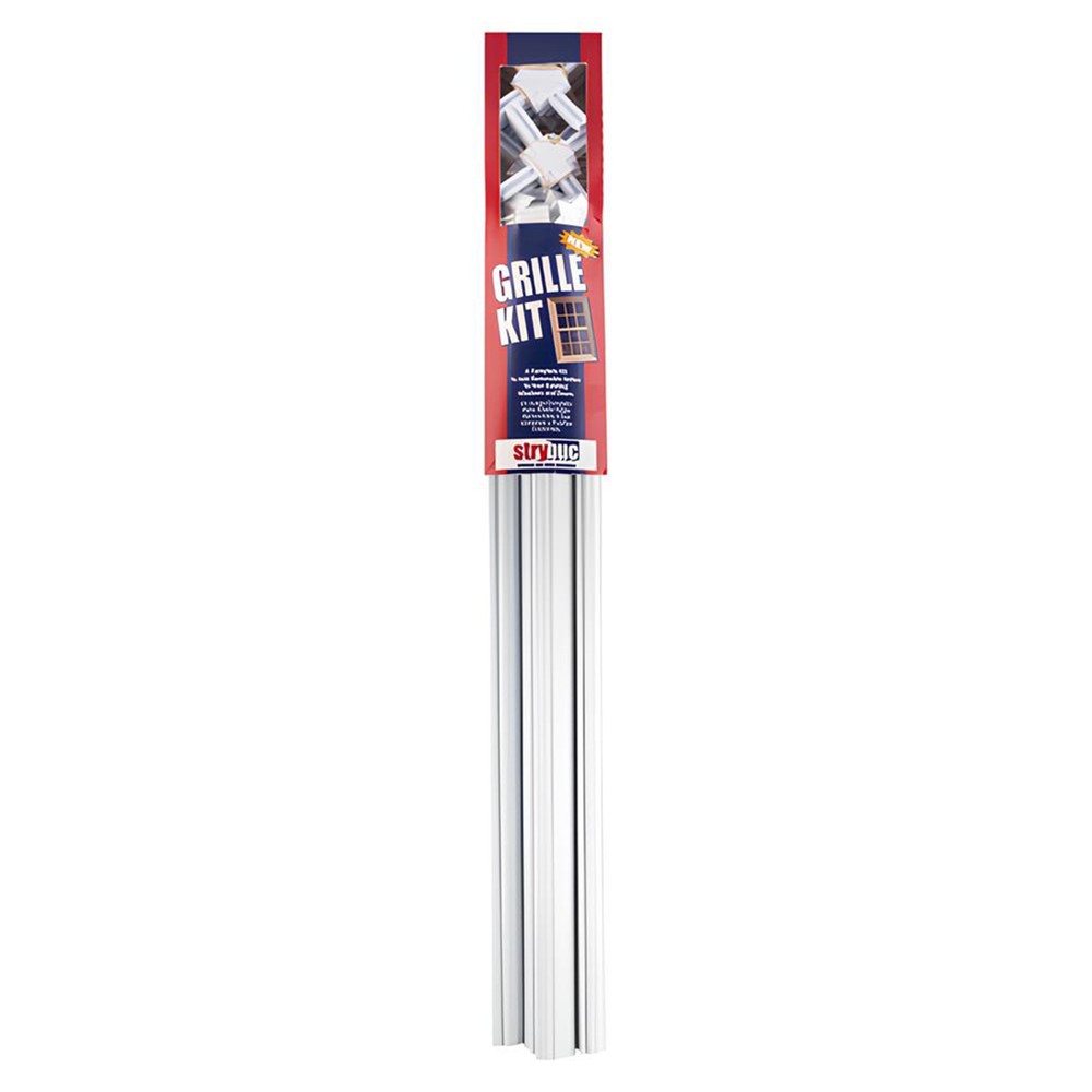 Brixwell Window Grille Kit - White, Enhances Security & Privacy, Boxed