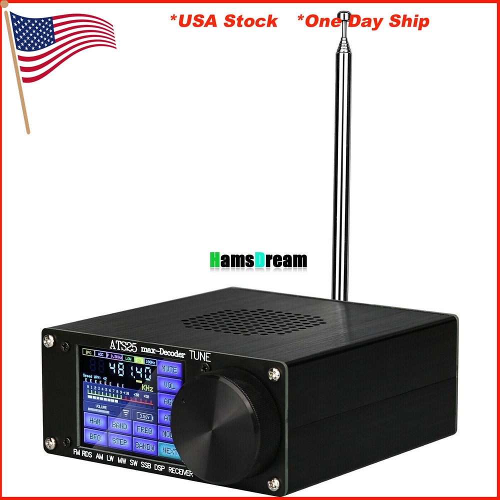 HamGeek ATS25max-Decoder Si4732 Full Band Receiver DSP SW Official+Activation