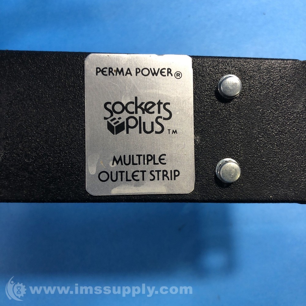 Perma Power J06B2B Rackmount Power Strip USIP