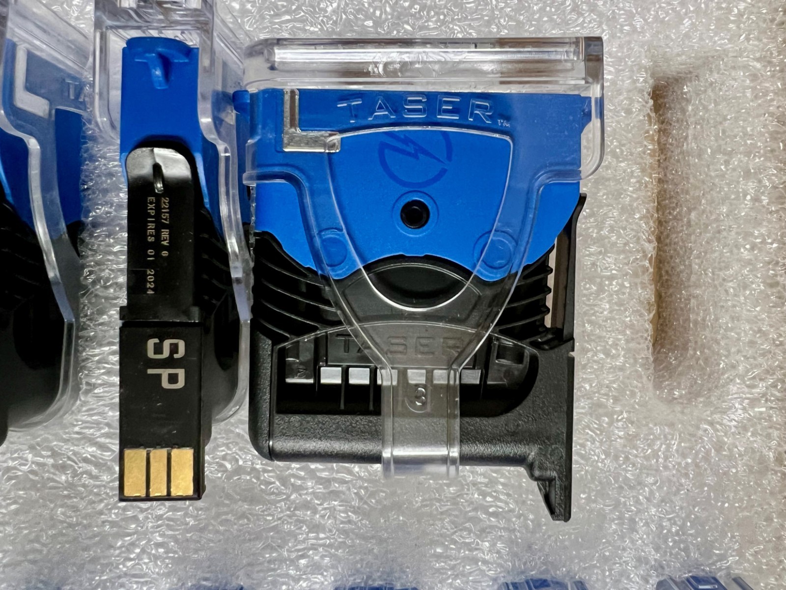 AXON TASER X2 TRAINING CARTRIDGES, BLUE, 25FT