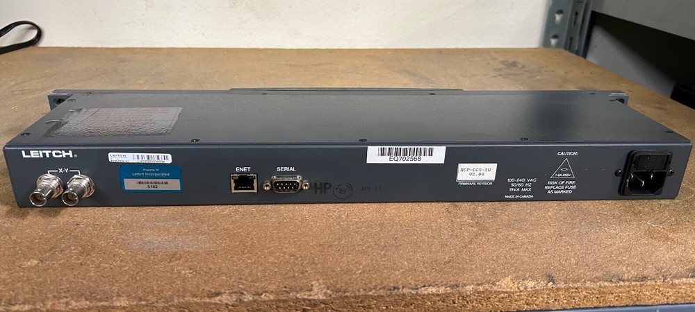 Leitch RCP-CCS-1U Remote Control Panel