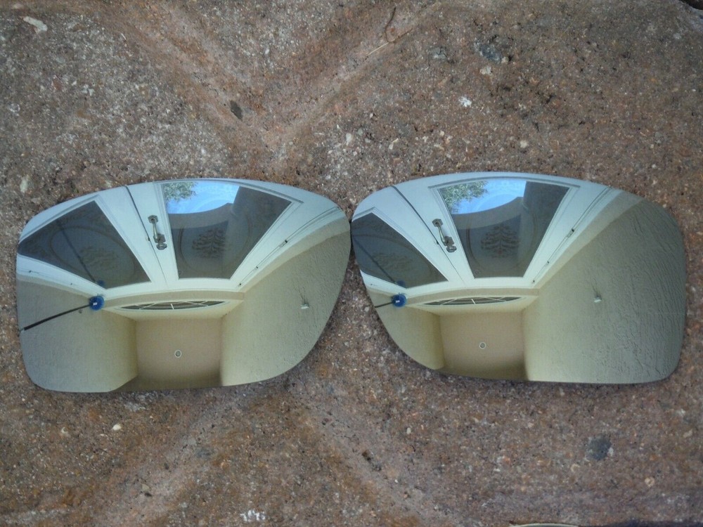 Galaxy Replacement Lenses For Oakley Double Edge OO9380 Polarized Silver