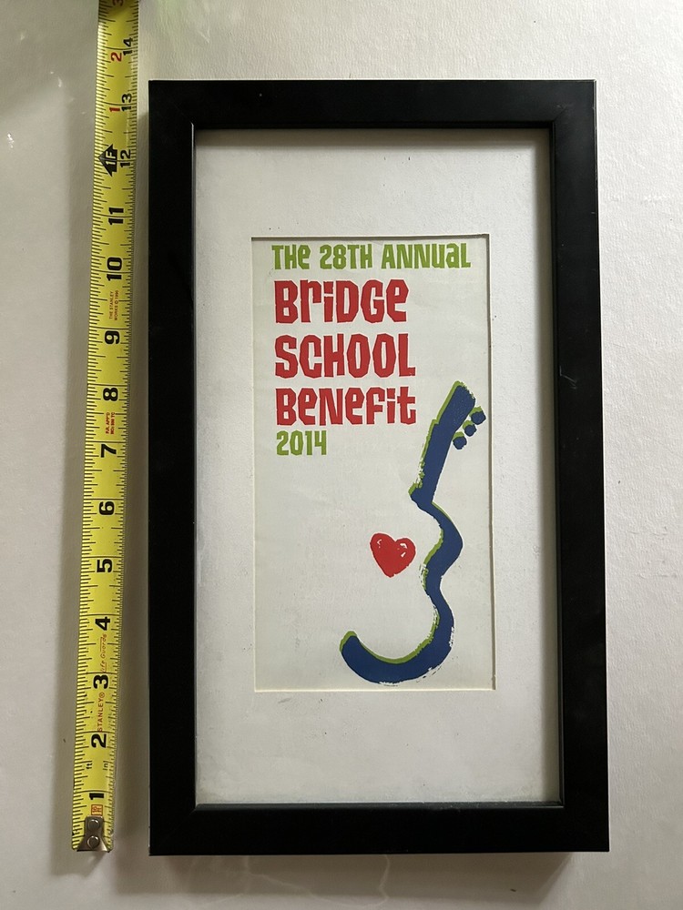 Neil Young Pearl Jam Bridge School Benefit Program 28th Annual 2014