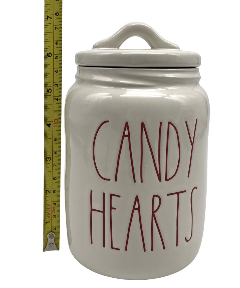 Rae Dunn “Candy Hearts” Baby Canister Executed Condition