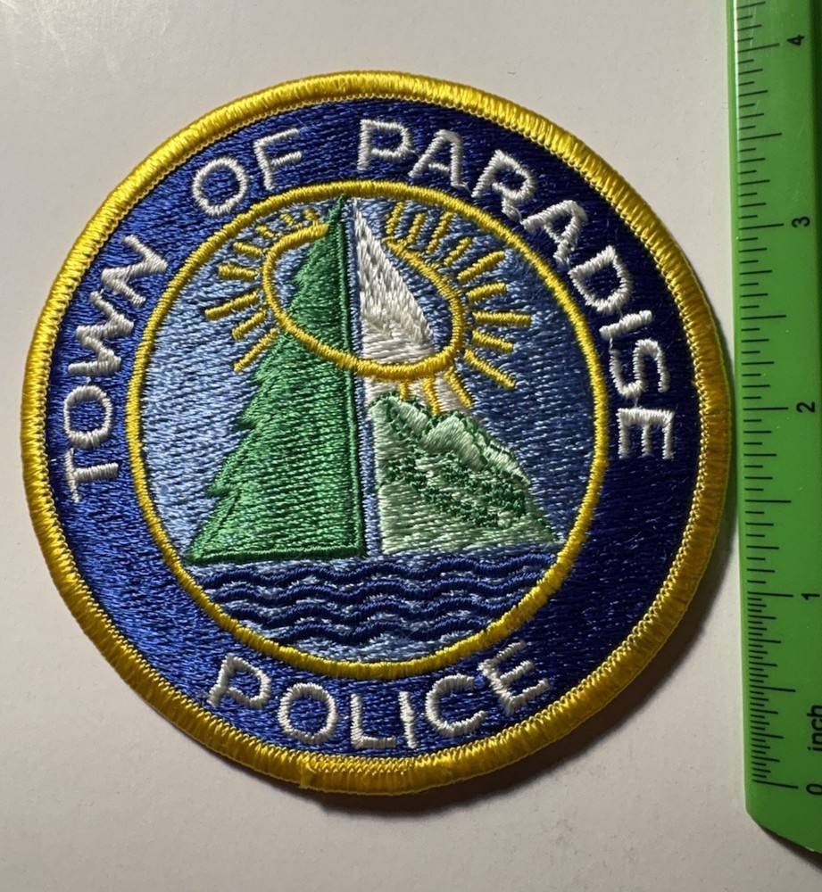 Paradise California Police Patch