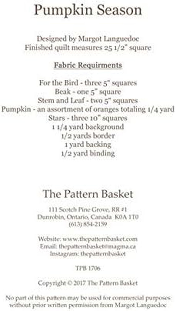 Pumpkin Season Pattern