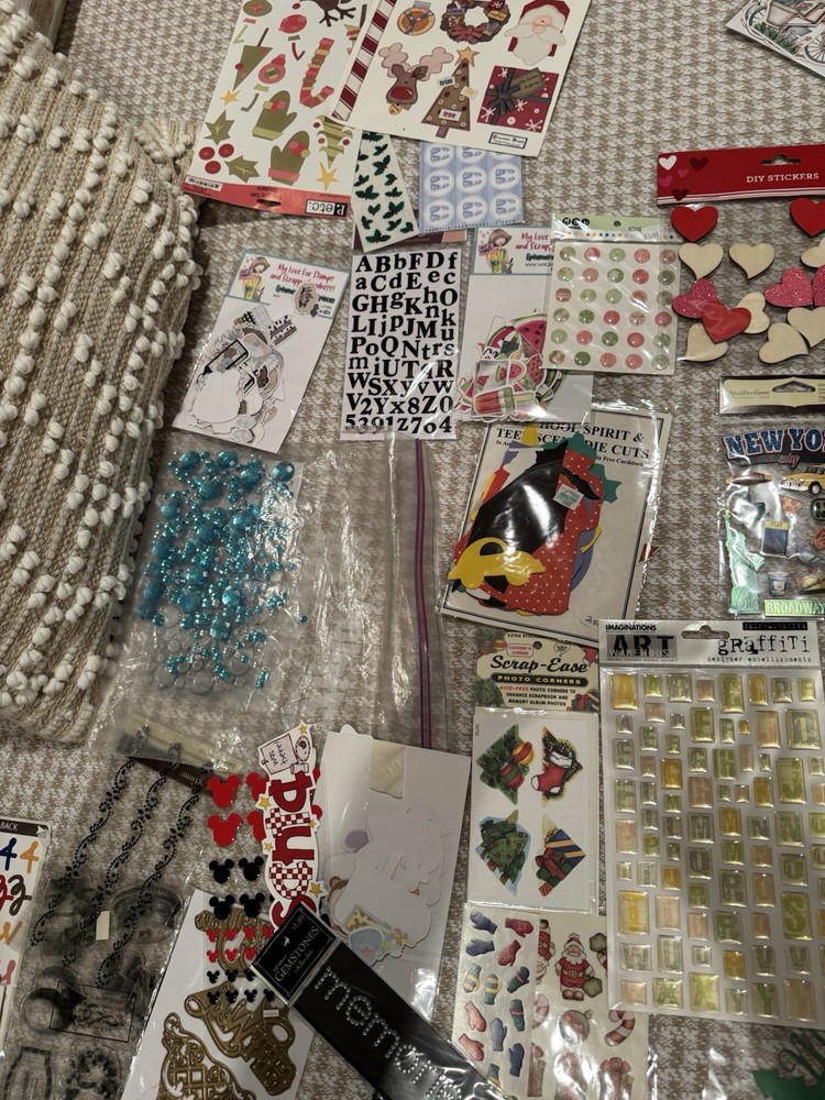 Large lot - Scrapbooking Supplies