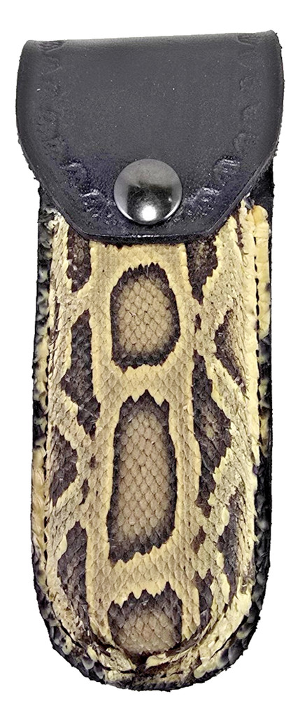 Buck 110 Leather knife sheath Burmese Python, case 6265 SHEATH NEW Handmade