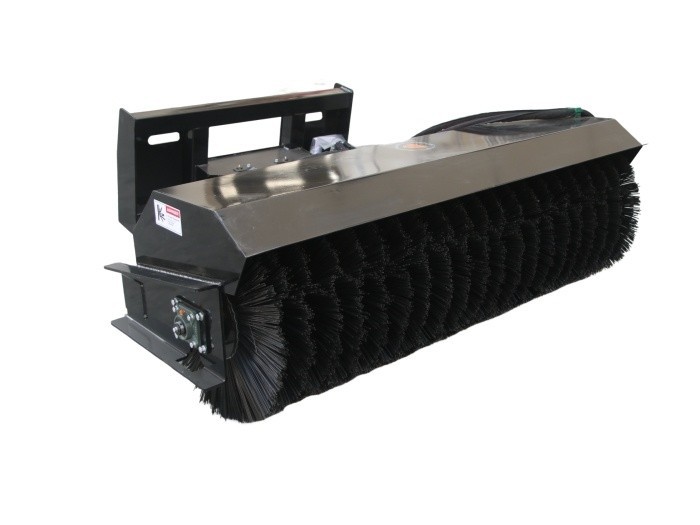 Wolverine Skid Steer Angle Broom Sweeper Heavy Duty Attachment w/Poly Brush