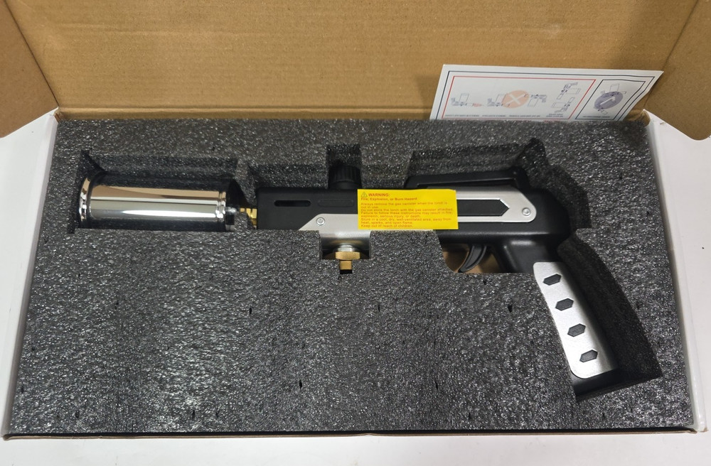 Propane Culinary Heat Torch with Adjustable Flames