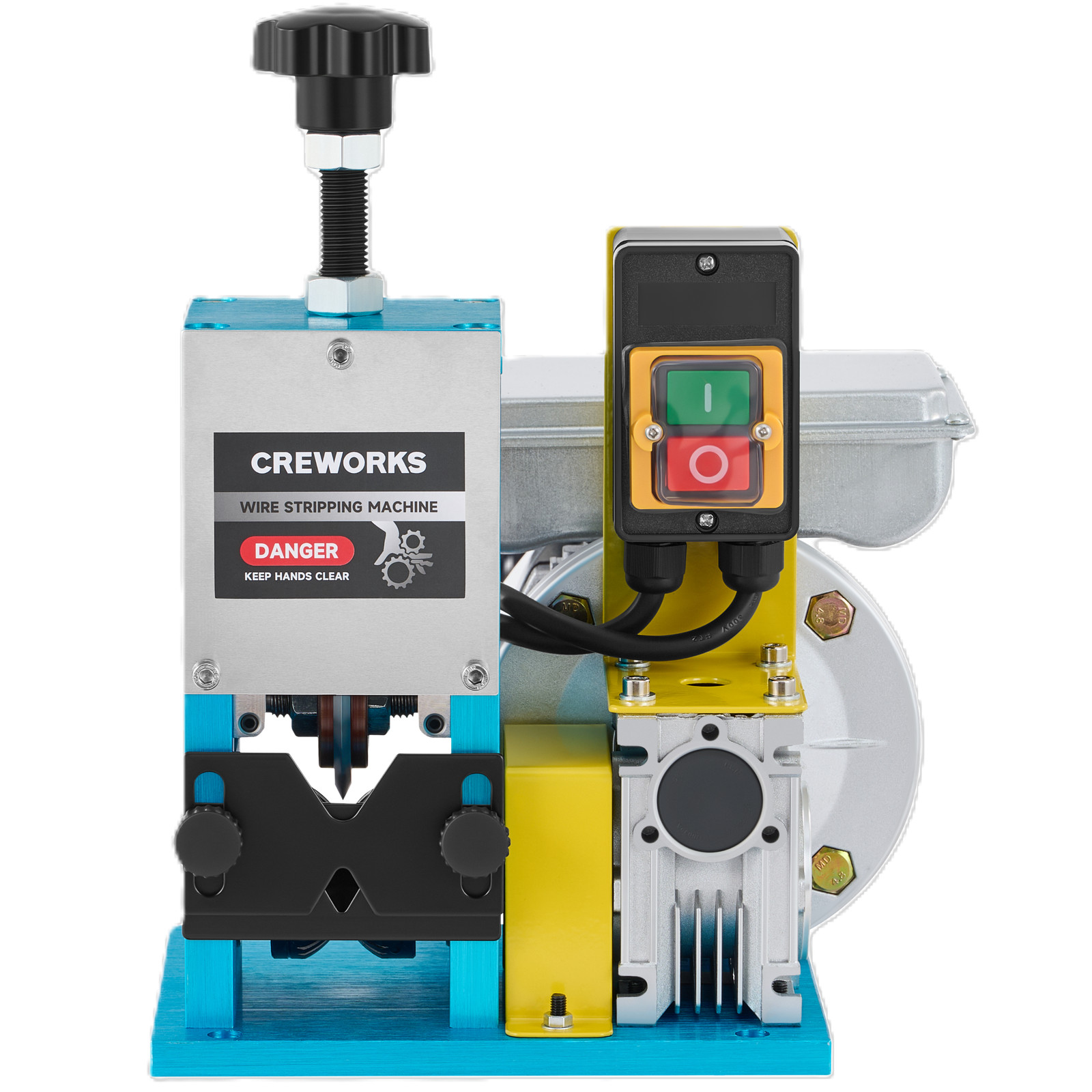 CREWORKS Wire Stripping Machine 0.04–1.18 in Electric Copper Wiring Stripper