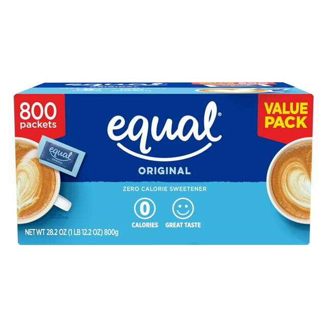 Zero Calorie Sweetener, Sugar Substitute, 800 Packets