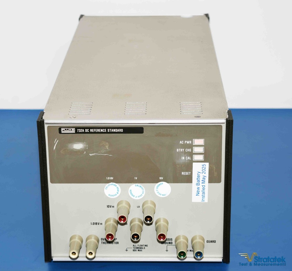 Fluke 732A DC Voltage Reference Standard 10V DC Calibration