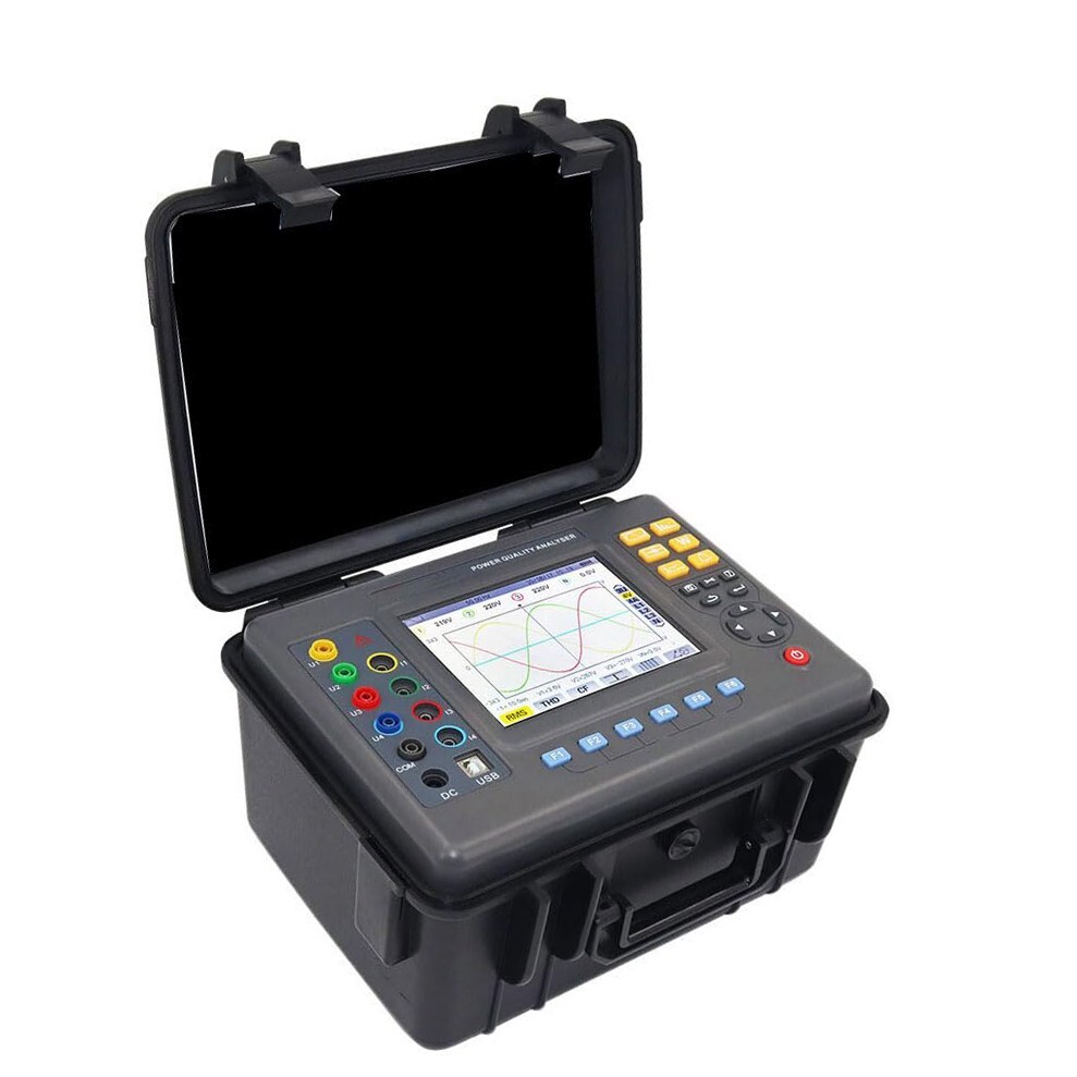Three Phase Power Quality Analyzer Energy Quality Meter with Current 10A-6000A