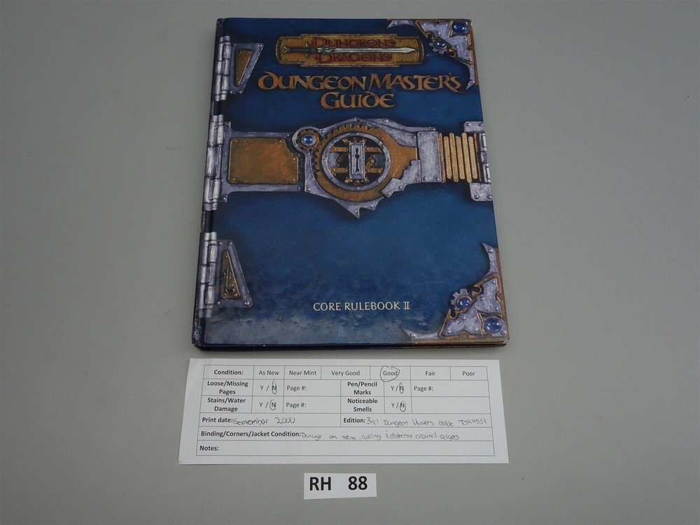 Dungeons & Dragons, D&D: Dungeon Master's Guide 3rd Edition