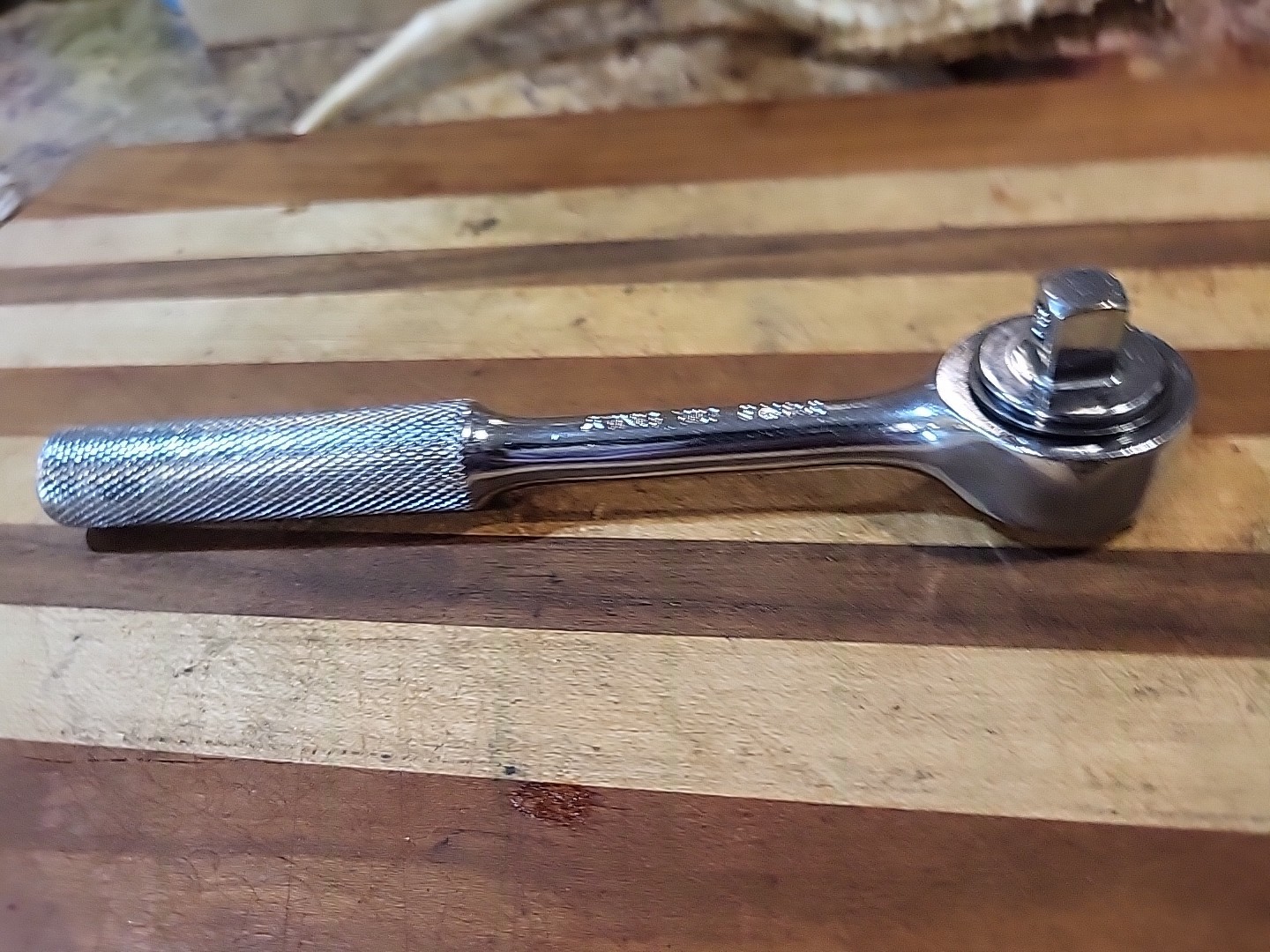 Wright 3426 Ratchet 3/8" Dr. Knurled Ratchet. USA 🇺🇸 EUC 🔥