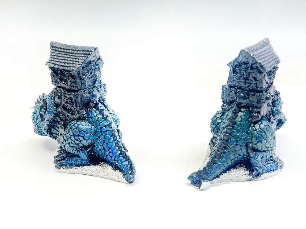 Fantasy Wargaming Resin Lizard Howdah type figures