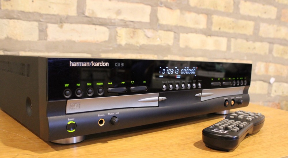 Harmon Kardon CDR 26 CD recorder w/remote SERVICED Fully Functional