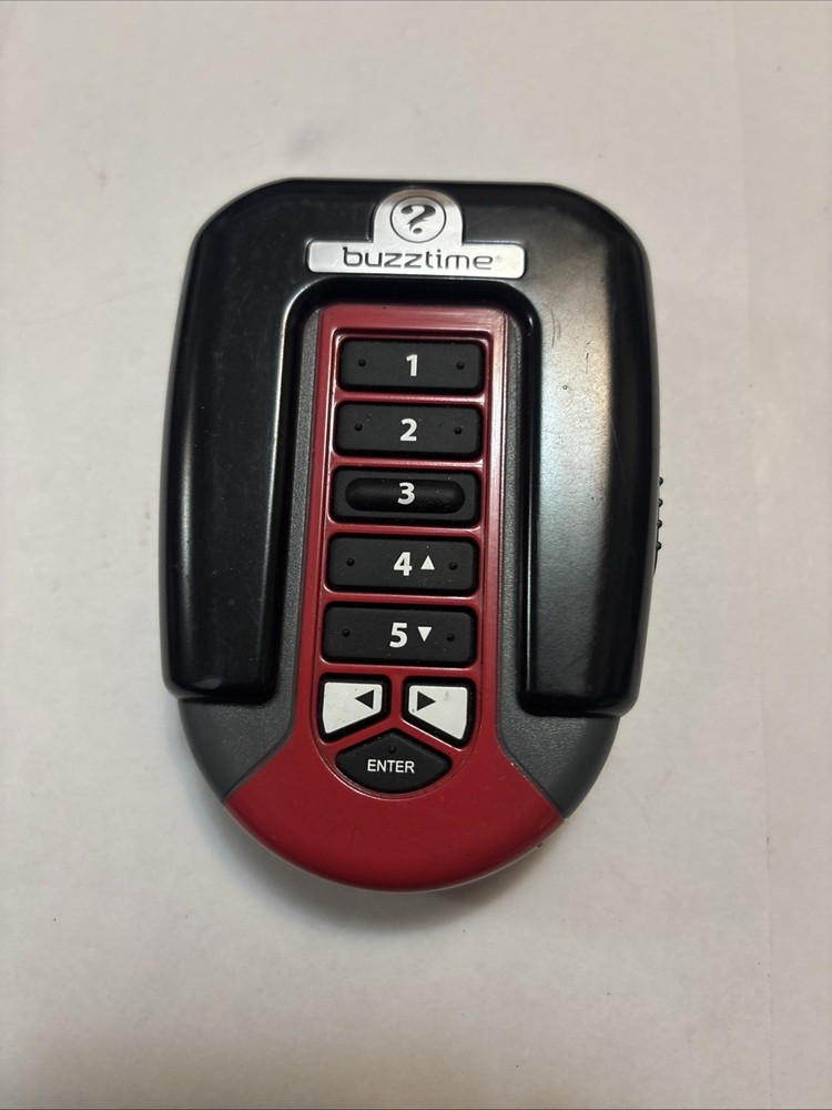 Cadaco Red & Black Wireless Controller for Cadaco Buzztime Home Trivia System FS