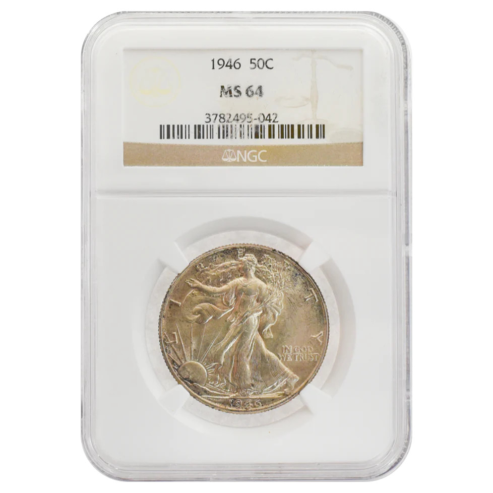 1946 Walking Liberty Half Dollar MS64 NGC