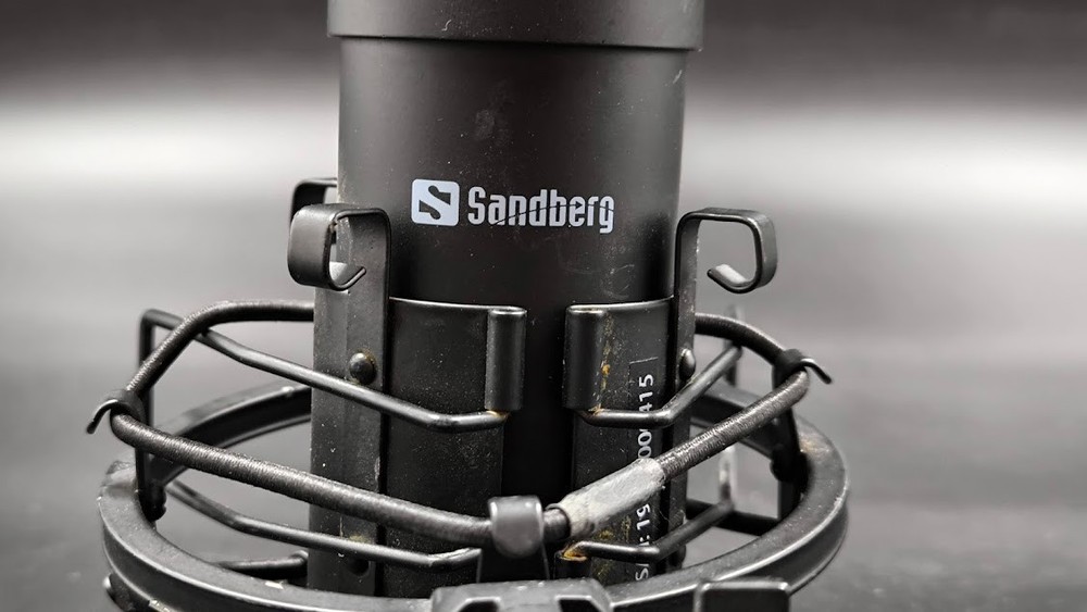 Sandberg Microphone Used Working Black
