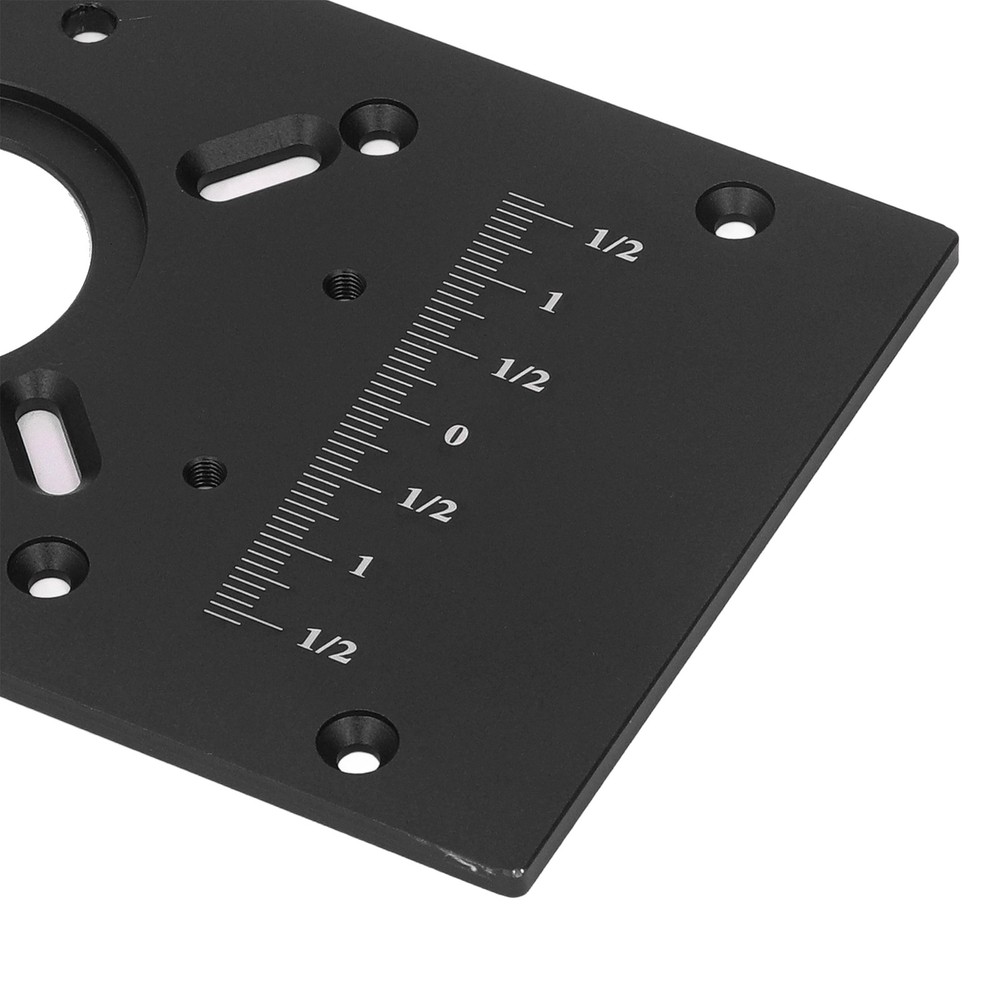 Router Table Insert Plate Lift System Base Board Accessory For Woodworking Black