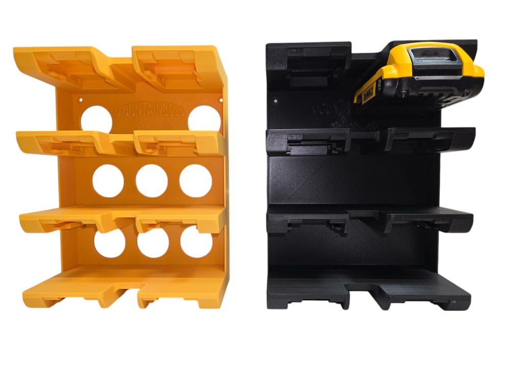 DeWalt 8 Bay Battery holder ABS wall mounted