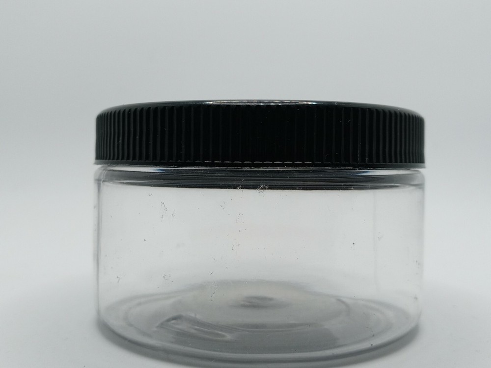4oz Low Profile Clear Jars with Lid 70mm