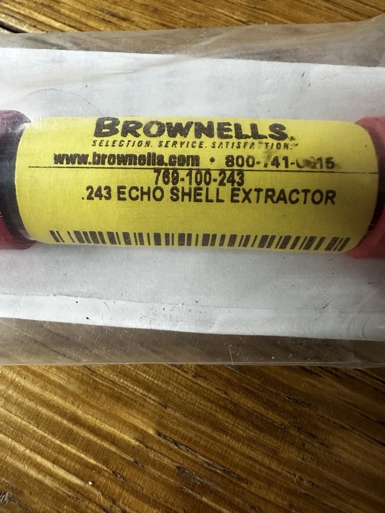 Brownell's .243 Echo Shell Extractor-New In Wrapper