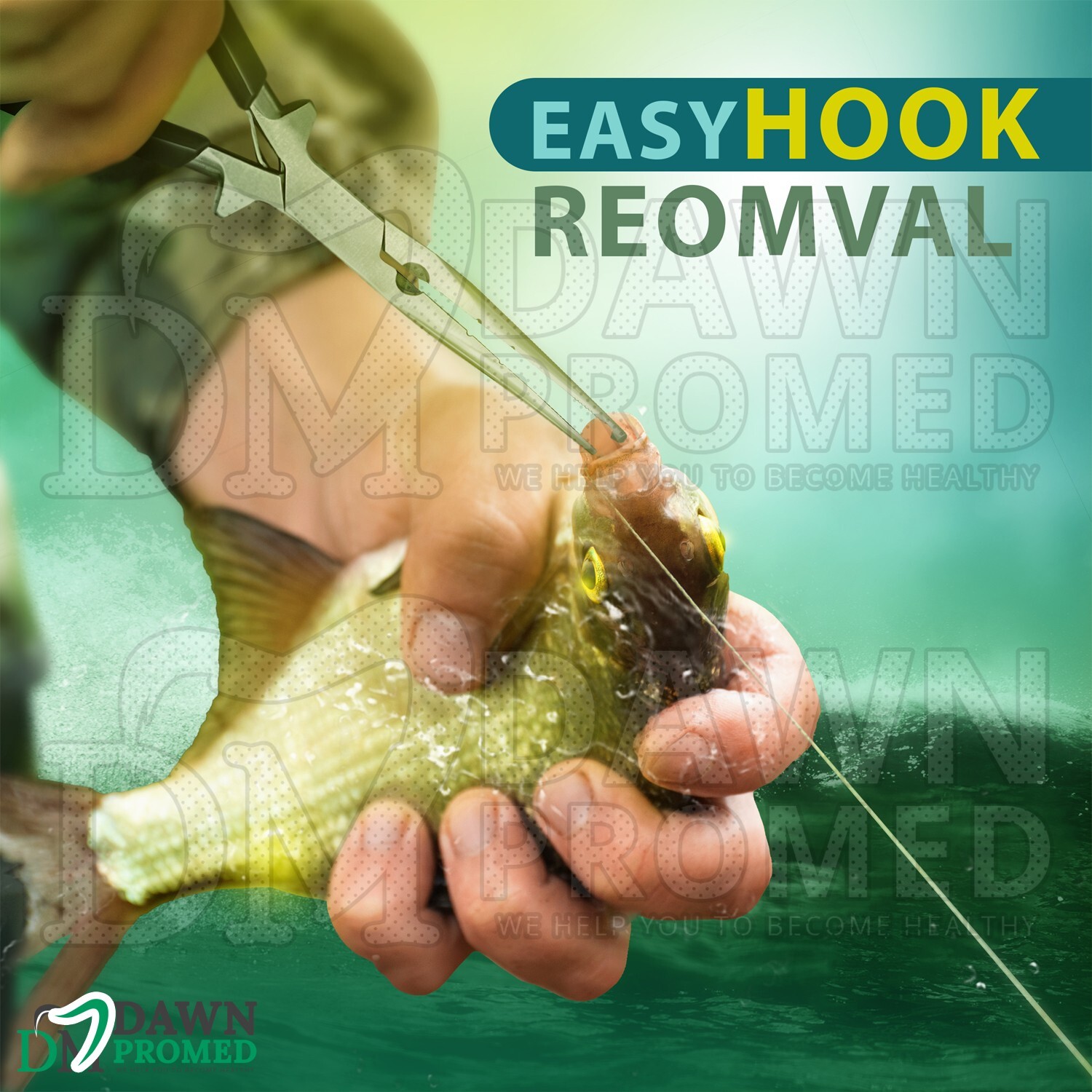 Fisherman Fishing Plier 8.5″ Fish Hook Remover Split Ring Pliers German Grade