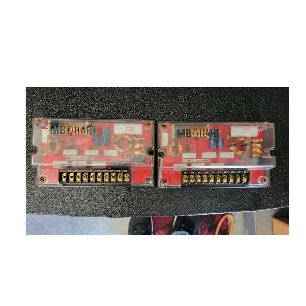 MB Quart MCX328 Car Audio Speaker Crossover Signal Processor Pair
