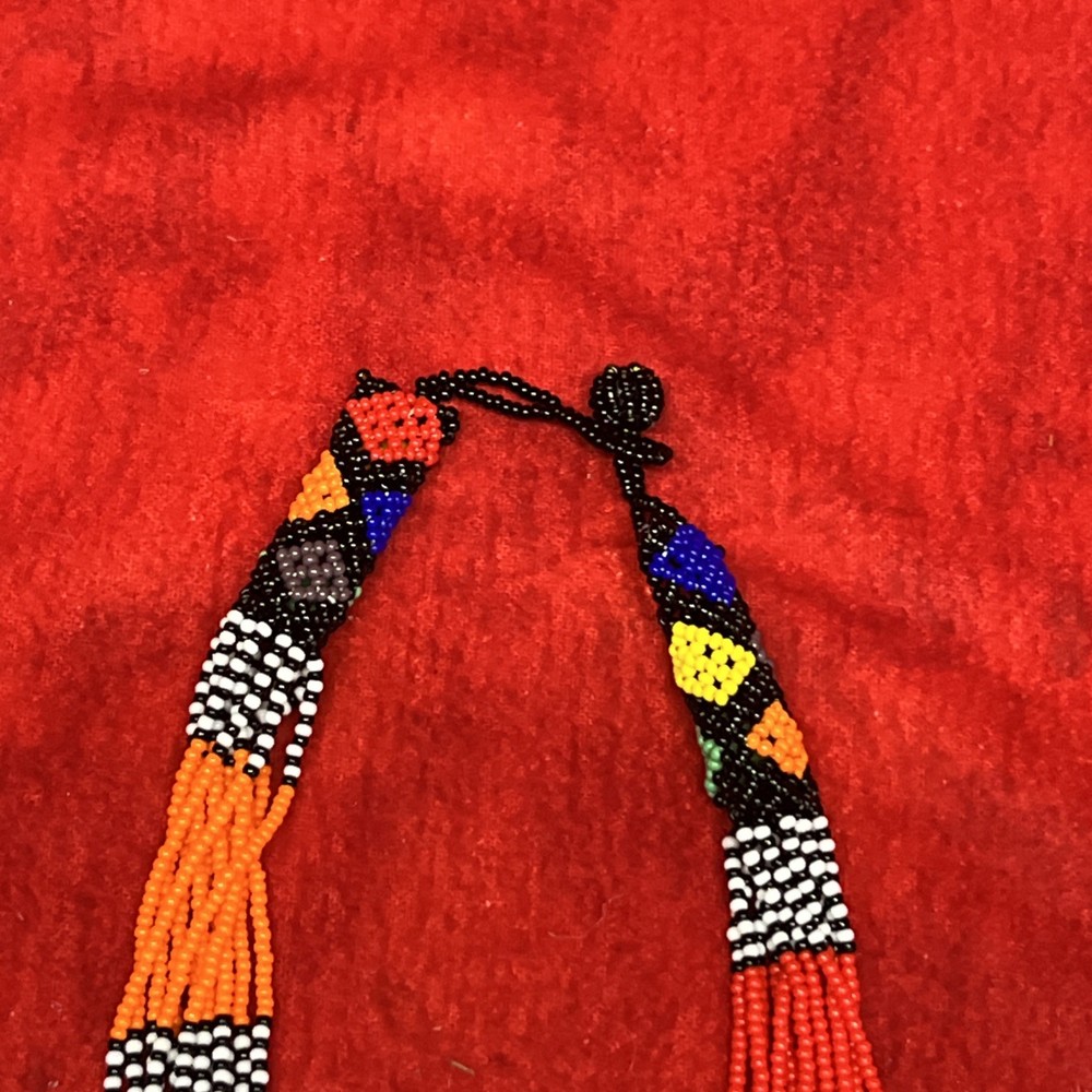 TRIBAL BEADED NECKLACE (2)