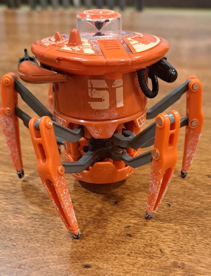 HEXBUG Battle Spider robotic toy 2.0 version in orange no remote