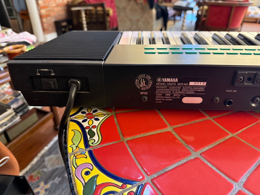 Yamaha DX27S FM 4OP Algorithm Synthesizer 1985