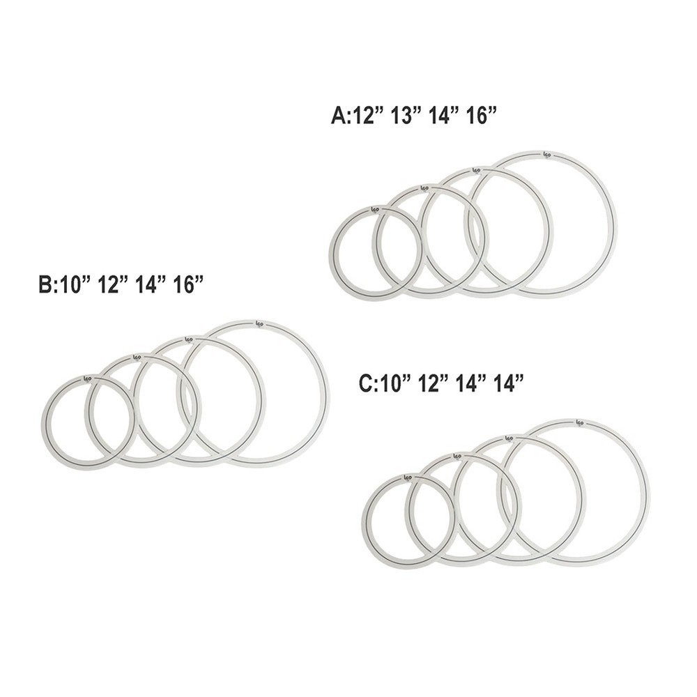 Musical Instruments Tone Control Rings Tone Control Rings 4Pcs Drum Set
