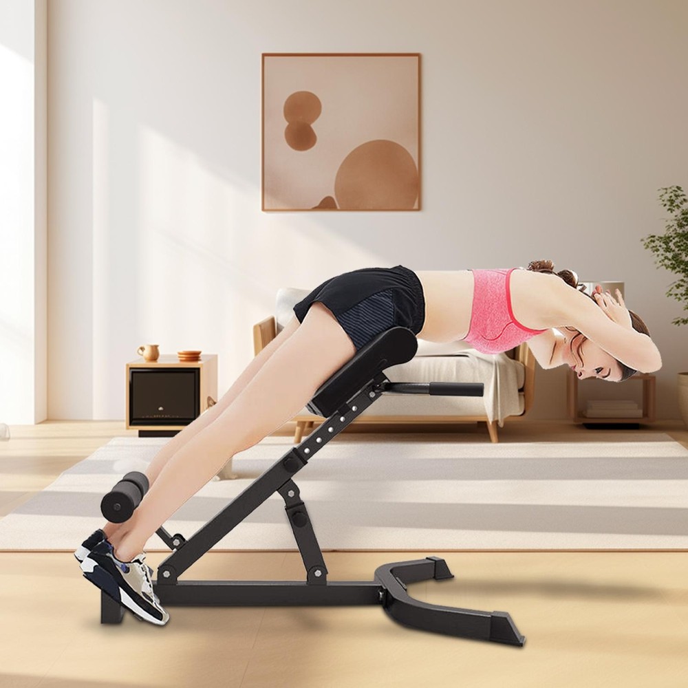 Hyper-Extension Roman Chair - Adjustable Lower Back Bench Machine