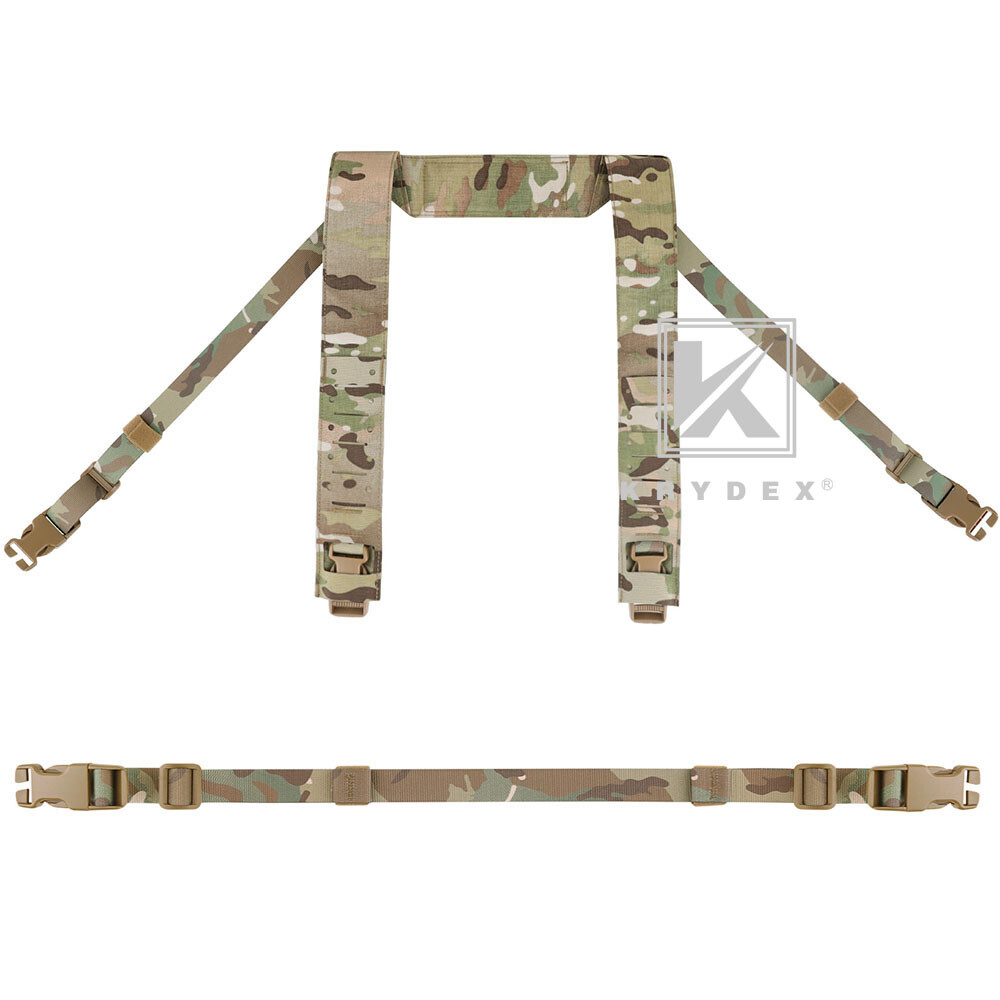 KRYDEX Micro Fight Fat Strap & Back Strap Shoulder Laser cut Strap for Chest Rig