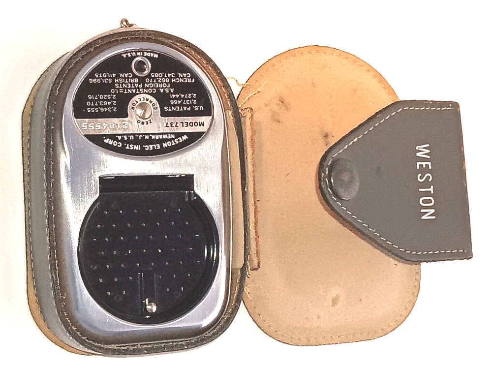 Weston Master III Exposure Meter in Leather Case Model 737