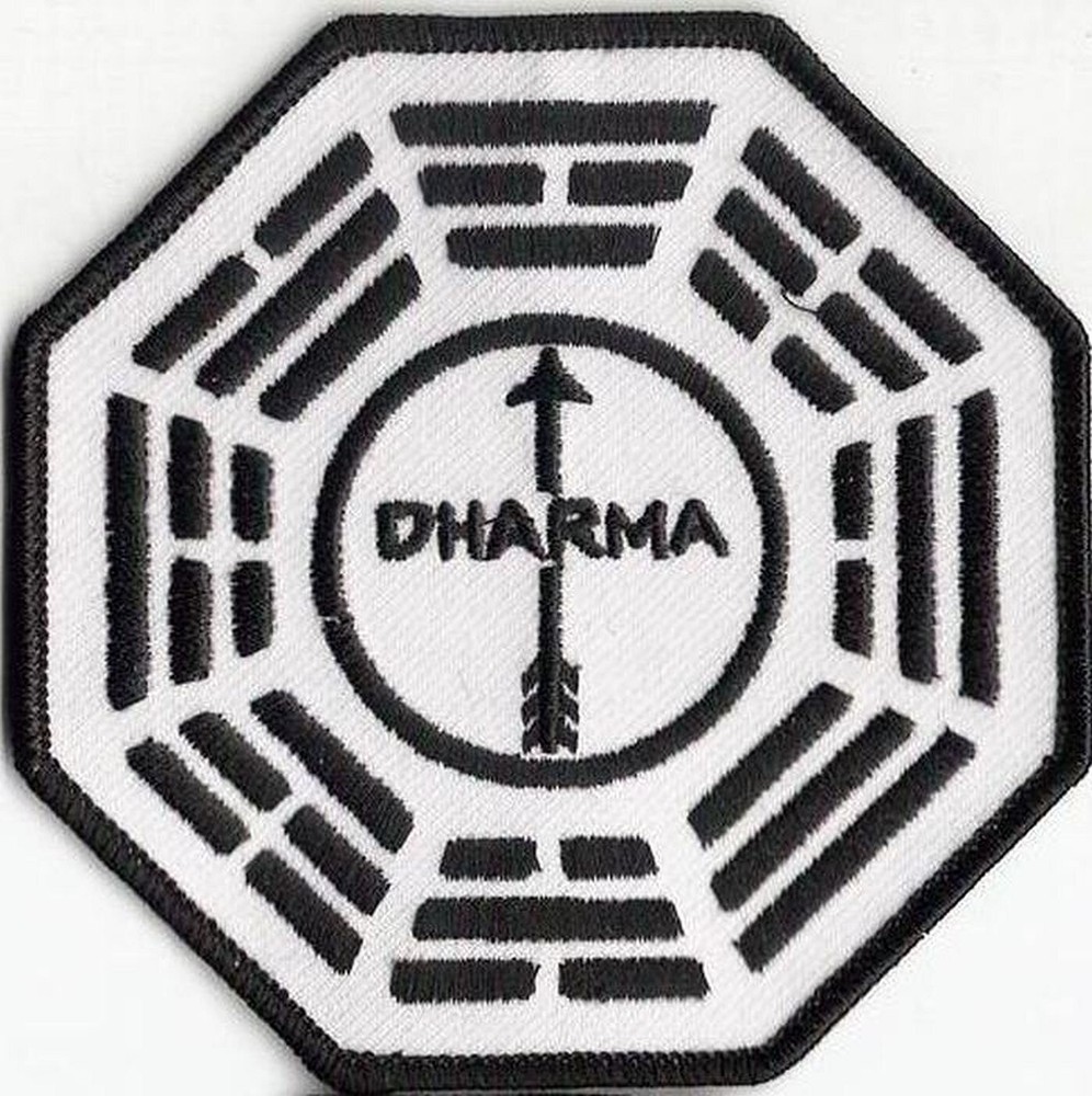 MINI LOST TV SHOW  PATCH - ARROW LOGO - LST54