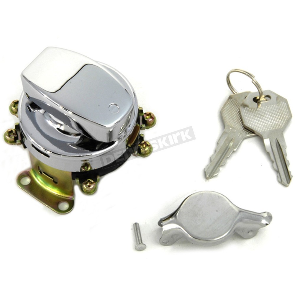 V-Twin Manufacturing Flat Key Ignition Switch w/6 Posts - 32-0419