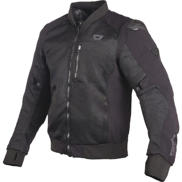 Cortech Versa-Flo 2.0 Vented Textile Motorcycle Jacket | Black